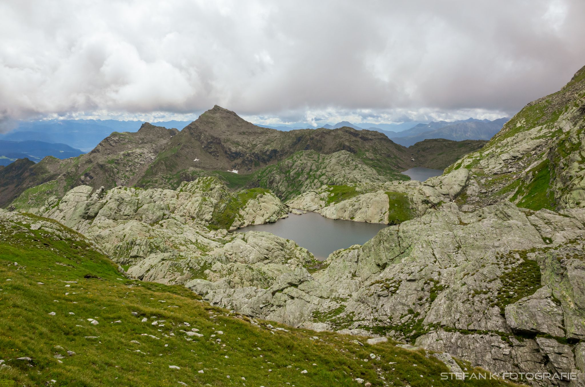 Blick zum Kessel- und Langsee